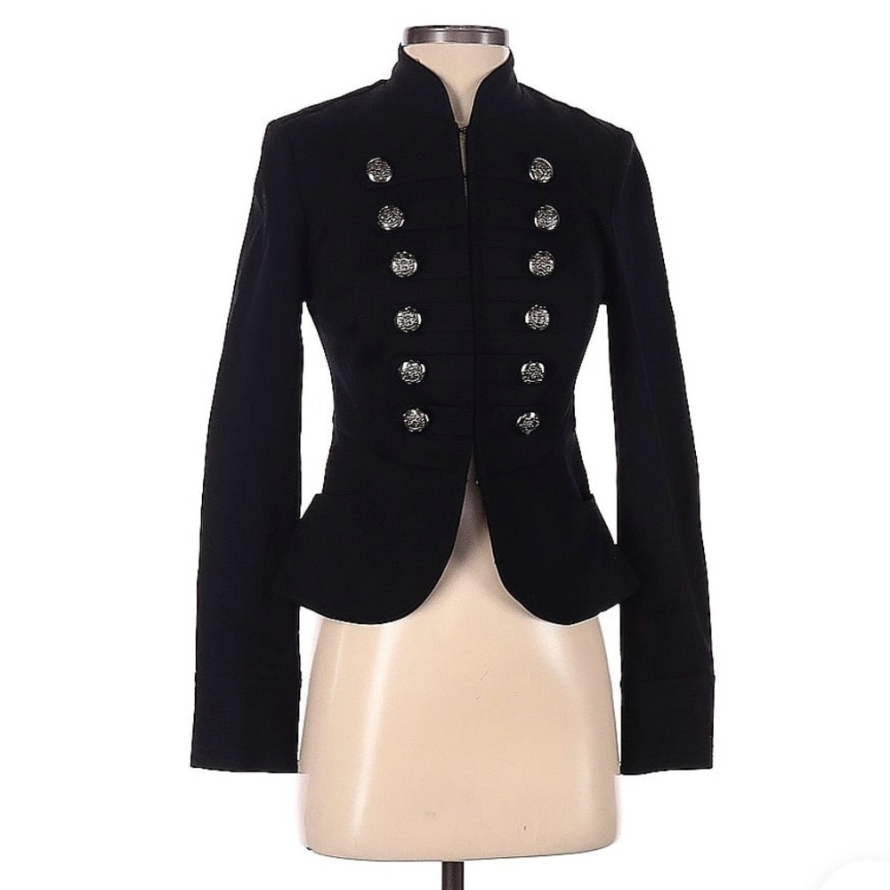 Black INC button blazer XS